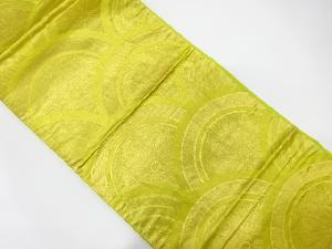 アンティーク　花青海波模様織り出し袋帯（材料）